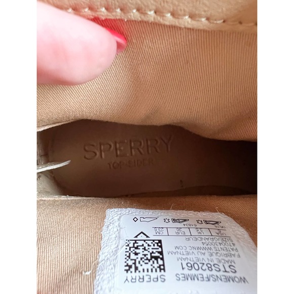 SPERRY Women's Gray Suede Back Zip Stacked Heel Maya Belle Ankle Booties size 6 - Picture 9 of 10